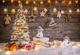 Christmas Tree with Gift Photo Backdrop Shopbackdrop